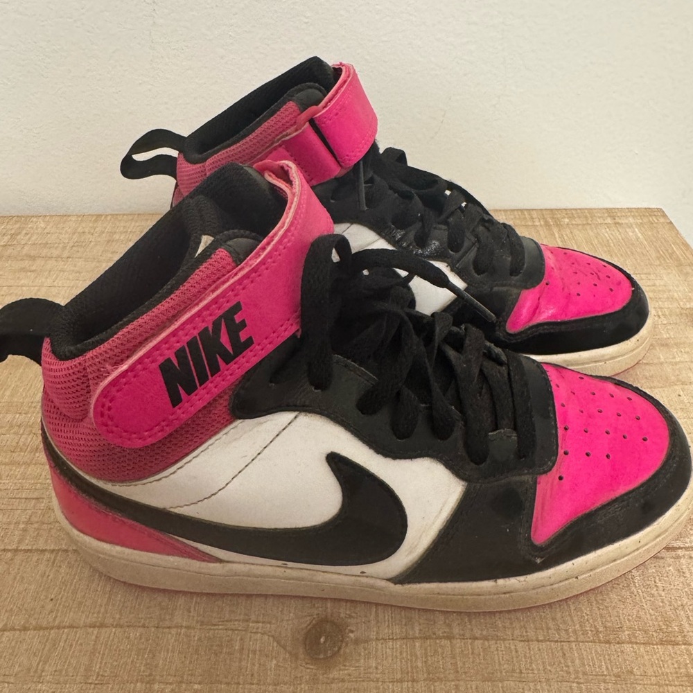 Nike Kids' Sneakers in Pink, Black, and White